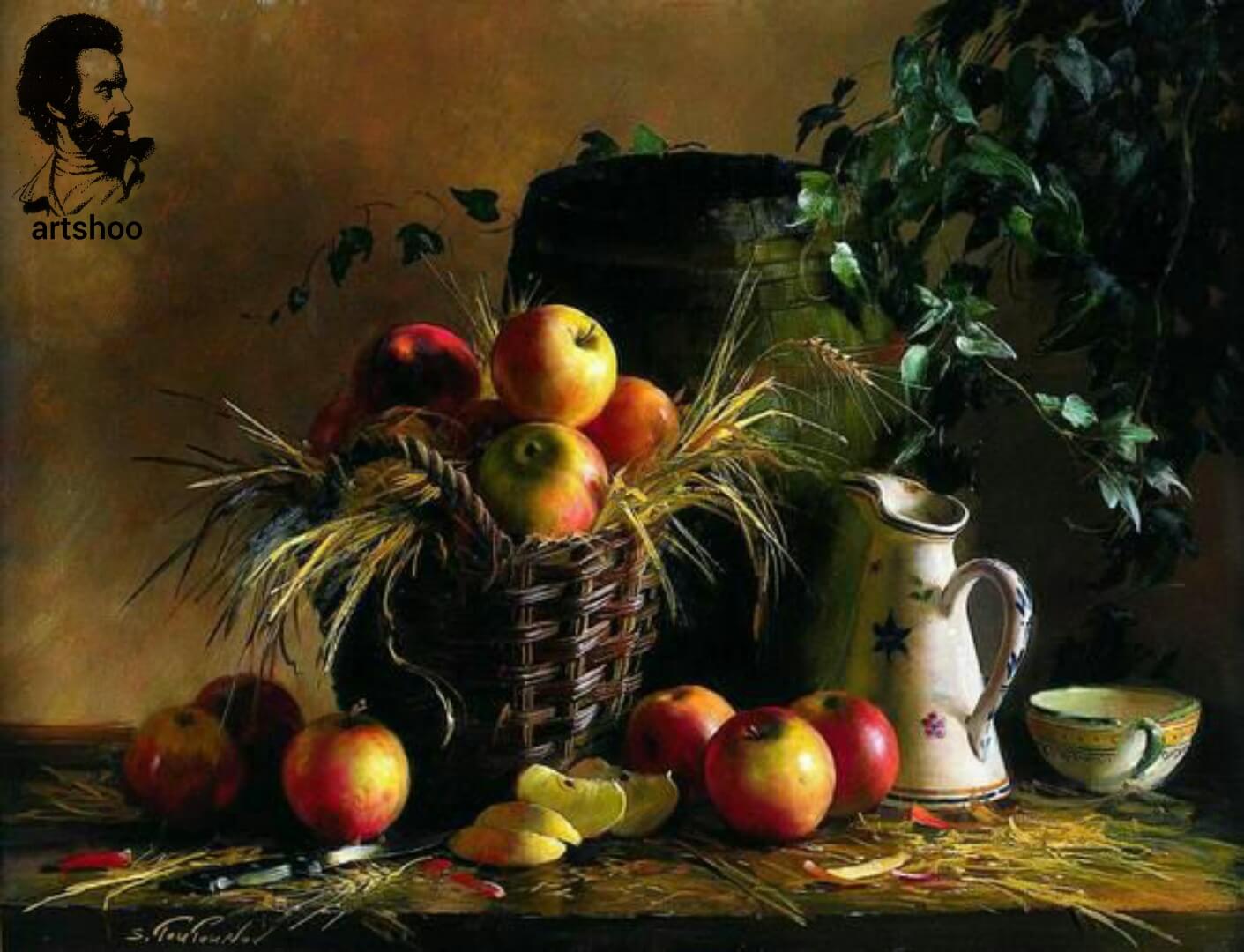 آموزش نقاشی رنگ روغن